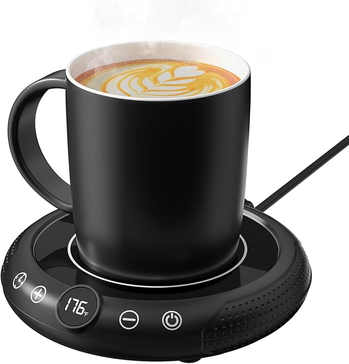 Coffee Mug Warmer with Mug Set